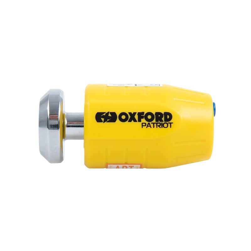 Bloque-disque OXFORD Patriot - Ø14mm jaune - homologué ART4 / Sold Secure Gold / FG SBSC