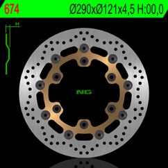 Disque de frein NG BRAKES rond flottant