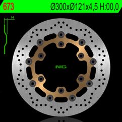 Disque de frein NG BRAKES rond flottant