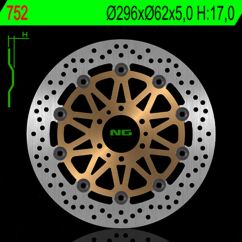 Disque de frein NG BRAKES rond flottant