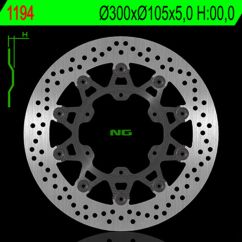 Disque de frein NG BRAKES rond flottant