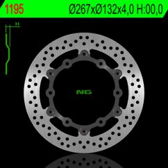 Disque de frein NG BRAKES rond flottant