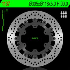 Disque de frein NG BRAKES rond flottant