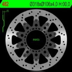 Disque de frein NG BRAKES rond flottant