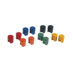 Capuchons de valve série sport 2pcs - piston/or