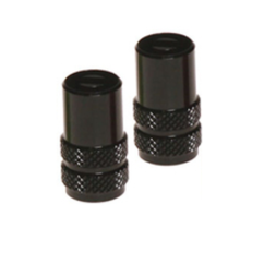 Capuchons de valve RFX Sport Series avec clé de valve 2pcs - noir
