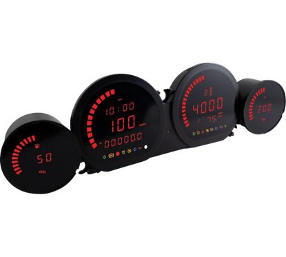 Kit de compteurs LED quatre pièces HD-03L