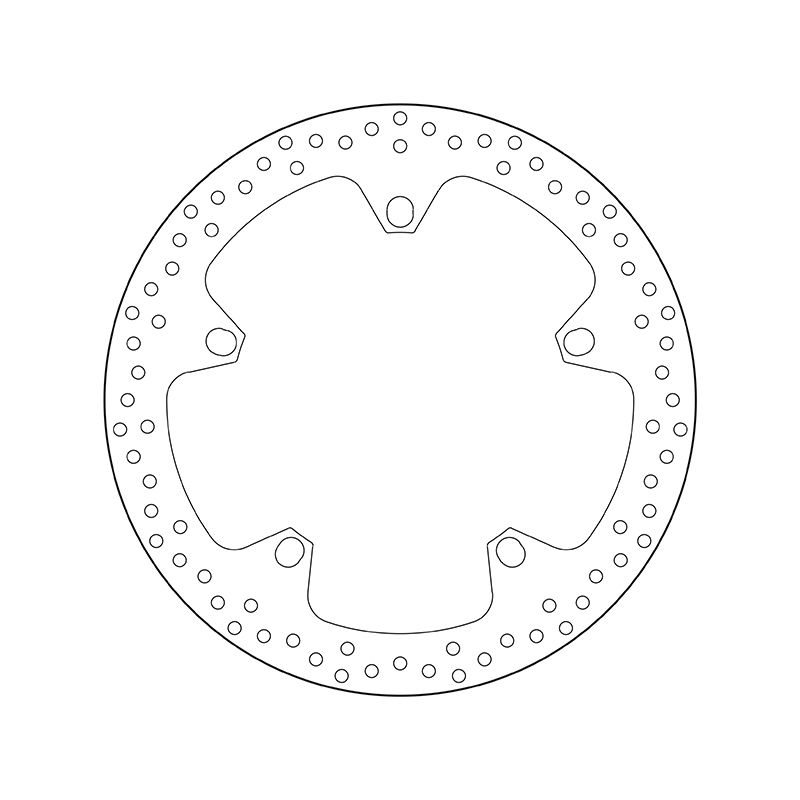 Disque de frein BREMBO Serie Oro rond fixe