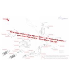 Commandes reculées réglables LIGHTECH Racing - sélection inversée
