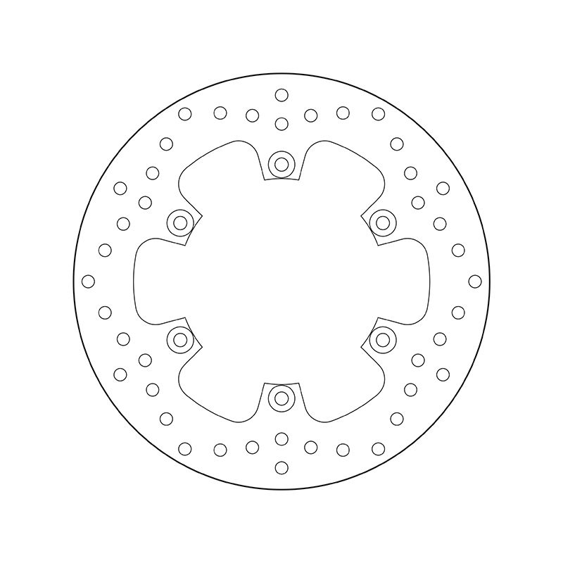 Disque de frein BREMBO Serie Oro rond fixe