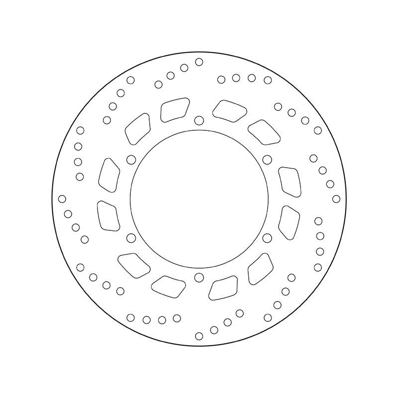 Disque de frein BREMBO Serie Oro rond fixe