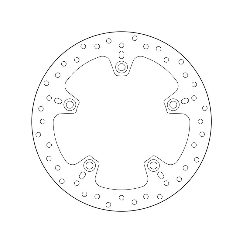 Disque de frein BREMBO Serie Oro rond fixe