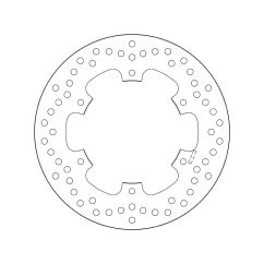 Disque de frein BREMBO Serie Oro rond fixe