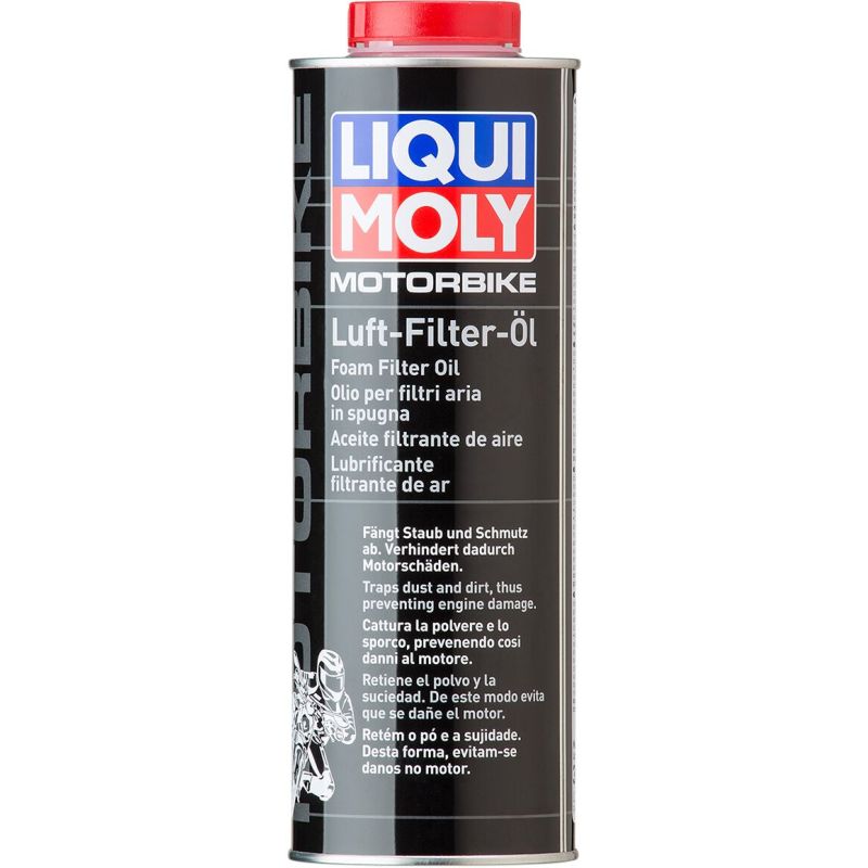 Huile pour filtres en mousse