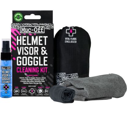 Kit de nettoyage pour visière, verre et masque