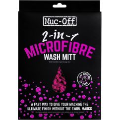 Gant de lavage 2-en-1 en microfibre