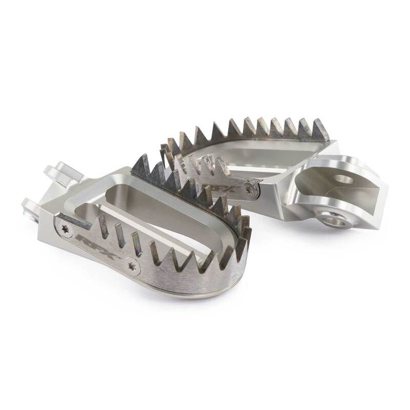Repose-pieds RFX Pro Series titane/aluminium Repose-pieds RFX Pro Series titane/aluminium