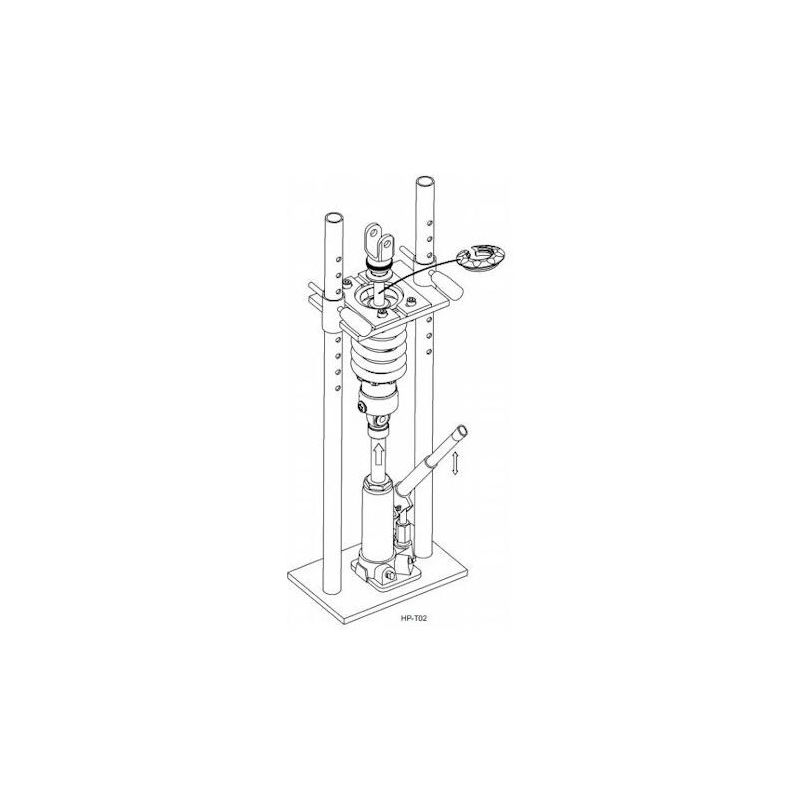 Outil spécial pour extraction de ressort