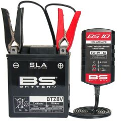 CHARGEUR DE BATTERIE BS10 6 V/12 V-1 A - Prise Royaume-Uni