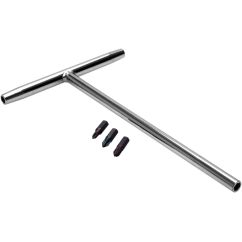 Tournevis porte-embouts en T avec embouts cruciformes JIS