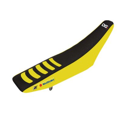 Housse de selle BLACKBIRD Double Grip 3 jaune/noir Suzuki RM-Z450