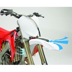 Garde-boue avant POLISPORT Supermotard SM Line blanc Garde-boue avant POLISPORT Supermotard SM Line blanc