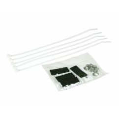 Protections de cadre RACETECH bi-matières orange/noir