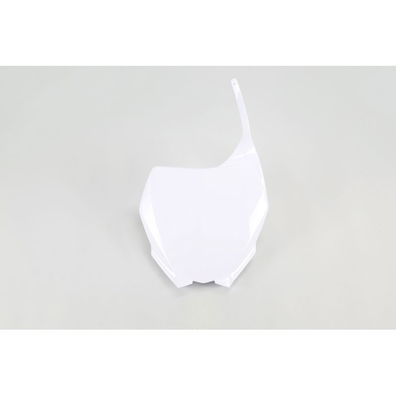 Plaque numéro frontale UFO blanc Yamaha Plaque numéro frontale UFO blanc Yamaha