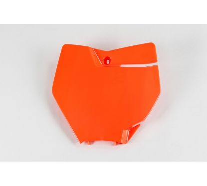 Plaque numéro frontale UFO orange fluo KTM SX/SX-F