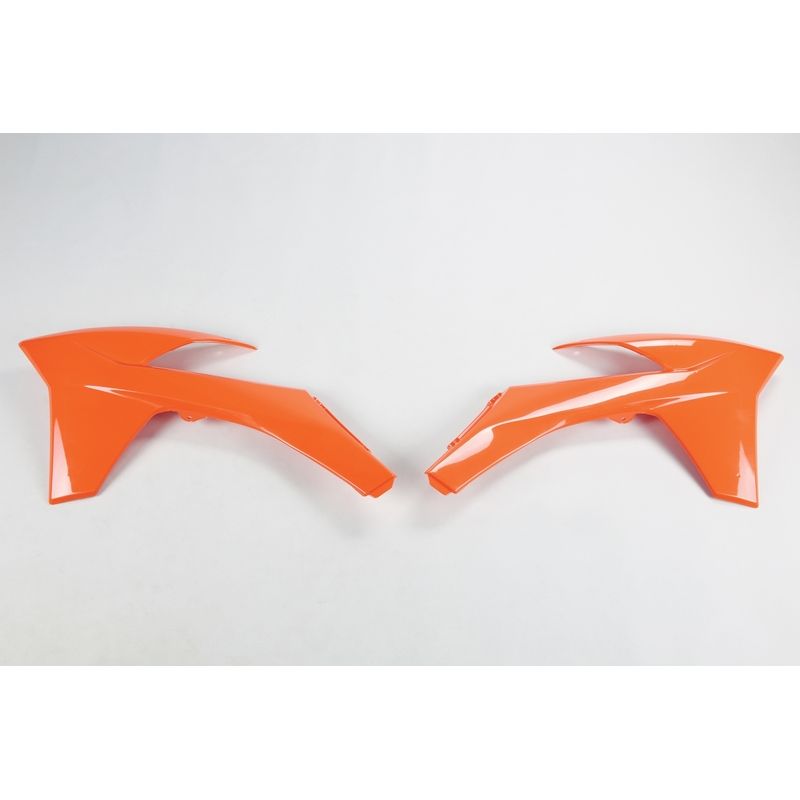 Ouïes de radiateur UFO orange KTM Ouïes de radiateur UFO orange KTM