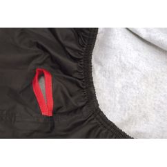Housse de protection extérieure VECTOR Black Cotton pour moto/scooter - noir - S Housse de protection extérieure VECTOR Black Cotton pour moto/scooter - noir - S