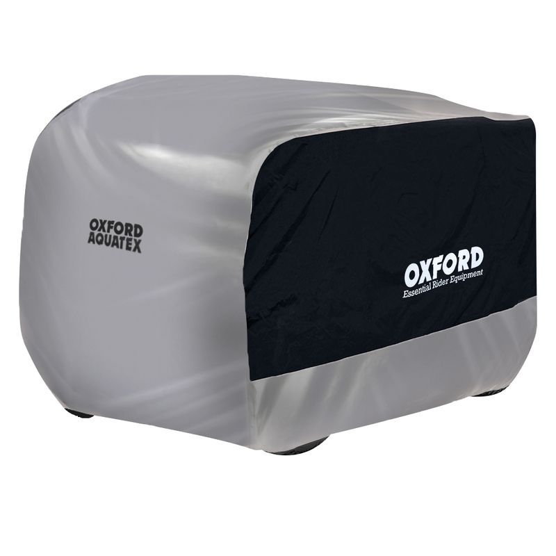 Housse de protection extérieur OXFORD noir/argent - Quad - L Housse de protection extérieur OXFORD noir/argent - Quad - L