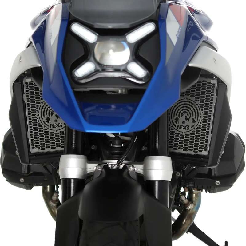 Protection de radiateur R&G RACING Pro aluminium - titane Protection de radiateur R&G RACING Pro aluminium - titane