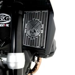 Protection de radiateur R&G RACING Pro aluminium - titane Protection de radiateur R&G RACING Pro aluminium - titane