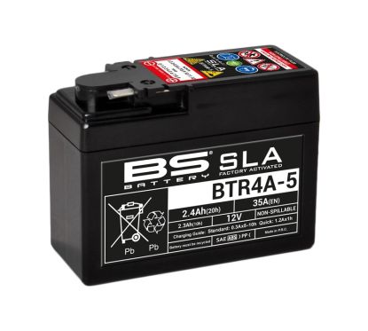 Batterie BS BATTERY SLA sans entretien activé usine - BTR4A-5