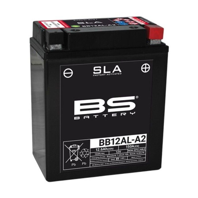 Batterie BS BATTERY SLA sans entretien activé usine - BB12AL-A2 Batterie BS BATTERY SLA sans entretien activé usine - BB12AL-A2