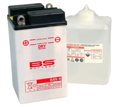 Batterie BS BATTERY conventionnelle avec pack acide - B49-6