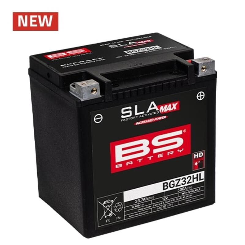 Batterie BS BATTERY SLA Max sans entretien activée usine - BGZ32HL Batterie BS BATTERY SLA Max sans entretien activée usine - BGZ32HL