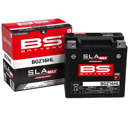 Batterie BS BATTERY SLA Max sans entretien activée usine - BGZ16HL