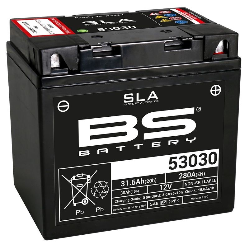 Batterie BS BATTERY SLA sans entretien activé usine - 53030 Batterie BS BATTERY SLA sans entretien activé usine - 53030