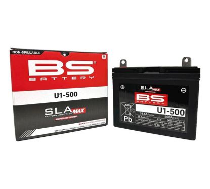 Batterie BS BATTERY SLA Max sans entretien activée usine - U1-500 FA