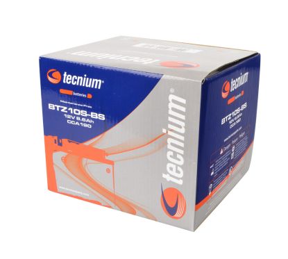 Batterie TECNIUM sans entretien avec pack acide - BTZ10S-BS
