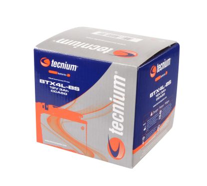 Batterie TECNIUM sans entretien avec pack acide - BTX4L-BS