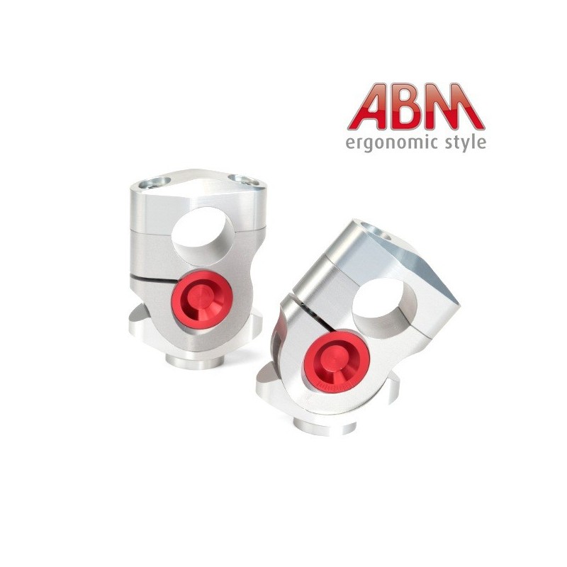 Pontets ABM VarioRiser 28,6mm - ALU - Axe : ROUGE