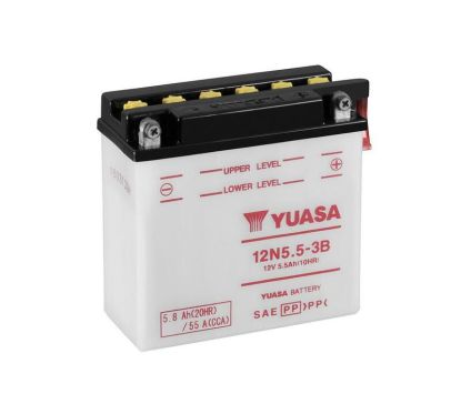 Batterie YUASA conventionnelle sans pack acide - 12N5-3B