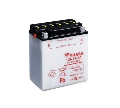 Batterie YUASA conventionnelle sans pack acide - 12N14-3A