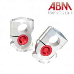 Pontets ABM VarioRiser 22,2mm - ALU - Axe : ROUGE