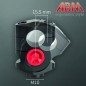 Pontets ABM VarioRiser 22,2mm - NOIR - Axe : ROUGE