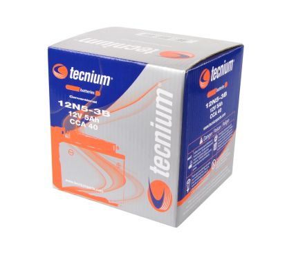 Batterie TECNIUM conventionnelle avec pack acide - 12N5.5-3B