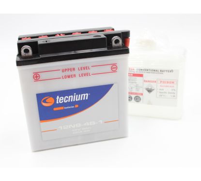 Batterie TECNIUM conventionnelle avec pack acide - 12N9-4B-1